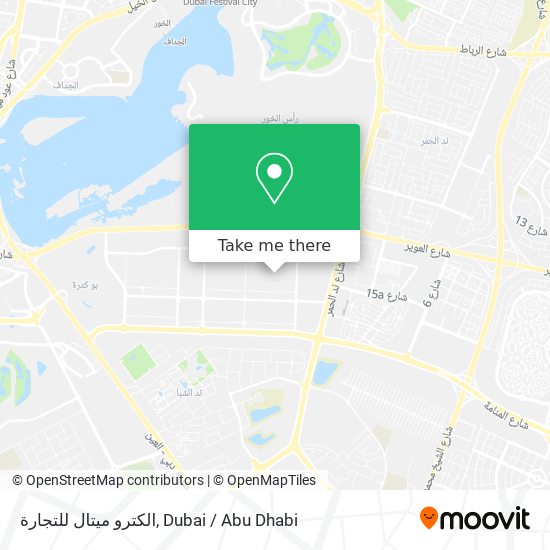 الكترو ميتال للتجارة map