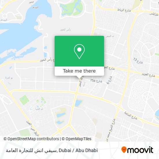 سيفي اتش للتجارة العامة map