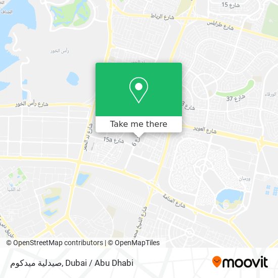 صيدلية ميدكوم map