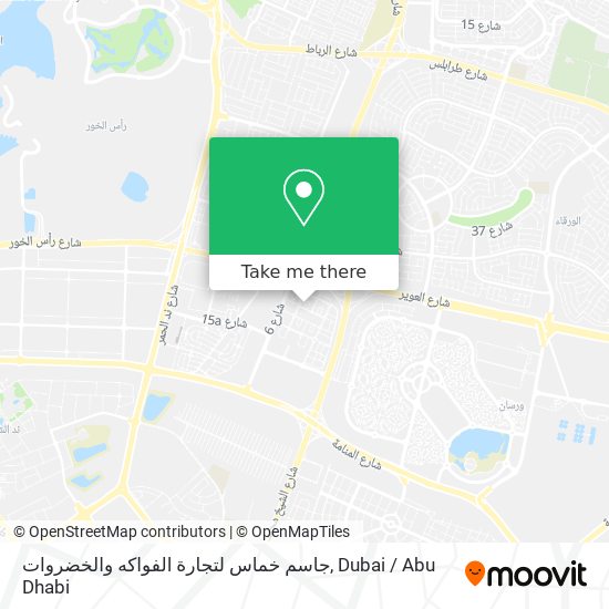 جاسم خماس لتجارة الفواكه والخضروات map