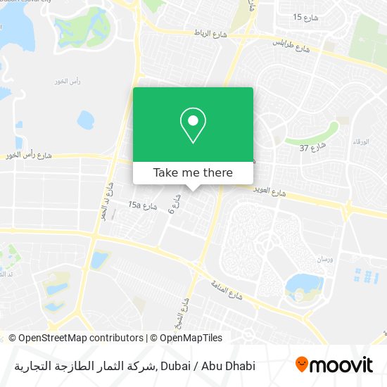 شركة الثمار الطازجة التجارية map