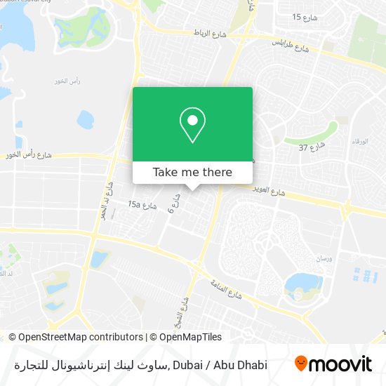 ساوث لينك إنترناشيونال للتجارة map