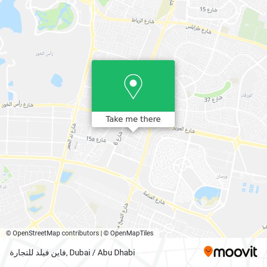 فاين فيلد للتجارة map