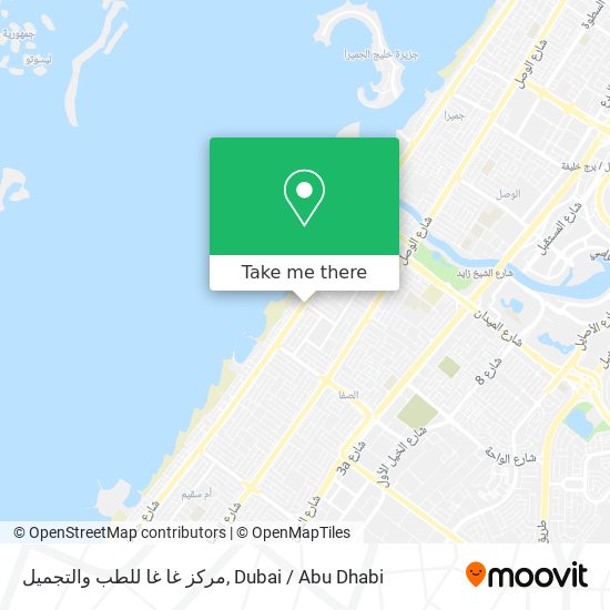 مركز غا غا للطب والتجميل map