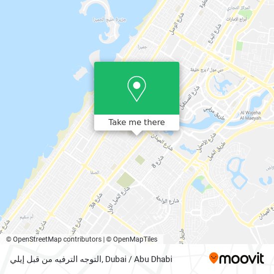 التوجه الترفيه من قبل إيلي map