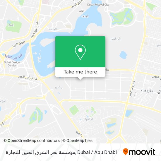 مؤسسة بحر الشرق الصين للتجارة map