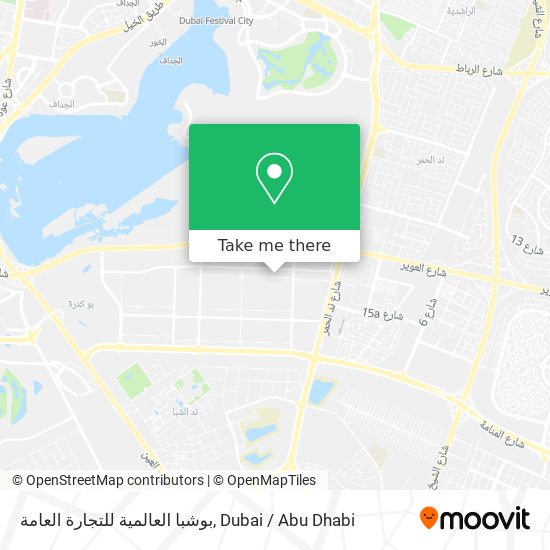 بوشبا العالمية للتجارة العامة map