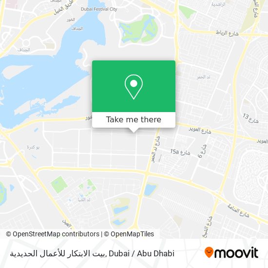 بيت الابتكار للأعمال الحديدية map