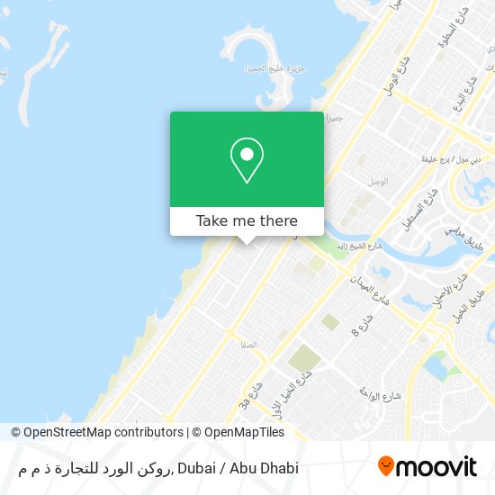 روكن الورد للتجارة ذ م م map