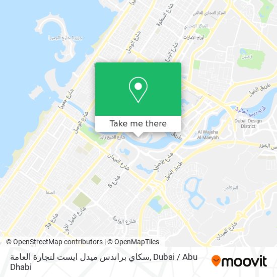 سكاي براندس ميدل ايست لتجارة العامة map