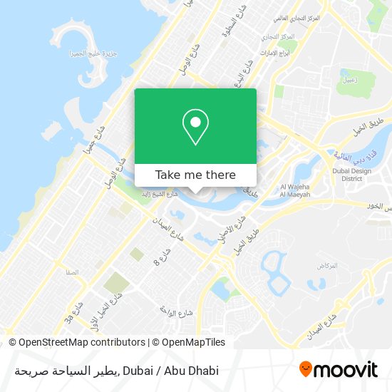 يطير السياحة صريحة map