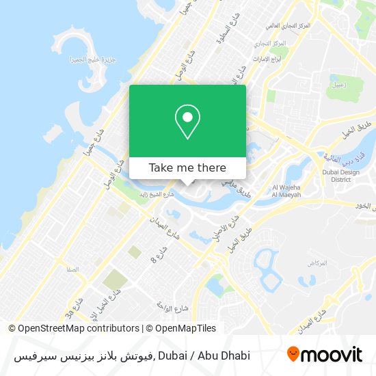 فيوتش بلانز بيزنيس سيرفيس map