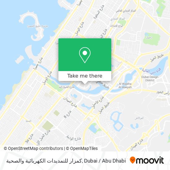 كمزار للتمديدات الكهربائية والصحية map