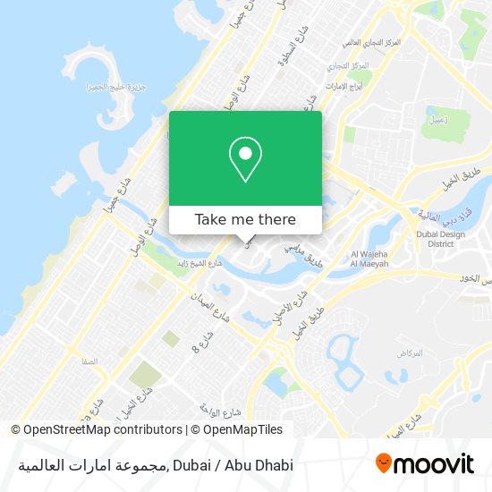 مجموعة امارات العالمية map