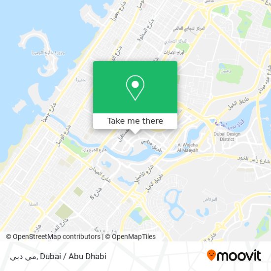 مي دبي map