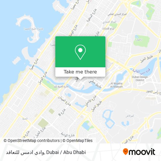 وادي ادمس للتعاقد map