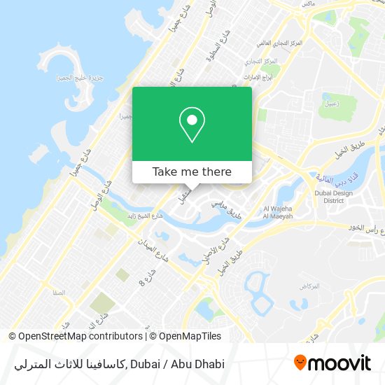 كاسافينا للاثاث المترلي map