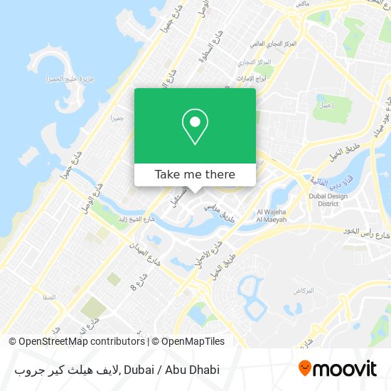 لايف هيلث كير جروب map