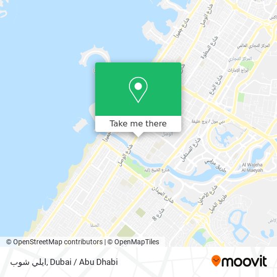 ايلي شوب map