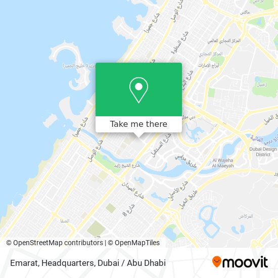 Emarat, Headquarters map