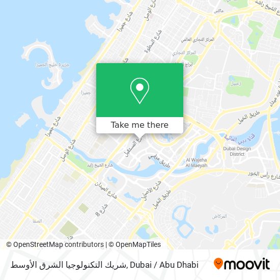 شريك التكنولوجيا الشرق الأوسط map