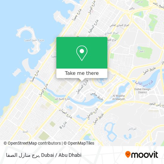 برج منازل الصفا map