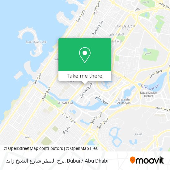 برج الصقر شارع الشيخ زايد map