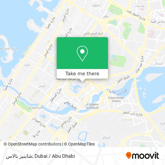 شاينيز بالاس map