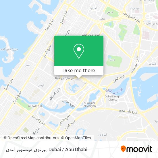 بيرتون مينسوير لندن map