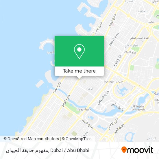 مفهوم حديقة الحيوان map