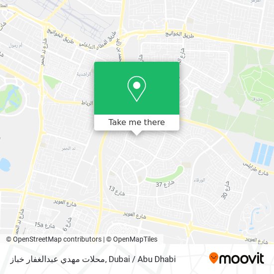 محلات مهدي عبدالغفار خباز map