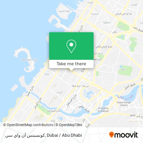 كونسبتس أن واي سي map