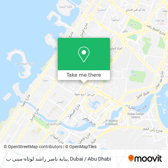 بناية ناصر راشد لوتاه-مبنى ب map