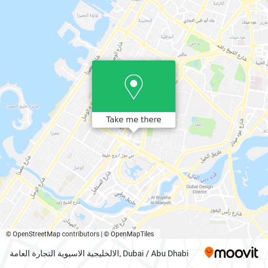 الالخليجية الاسيوية التجارة العامة map