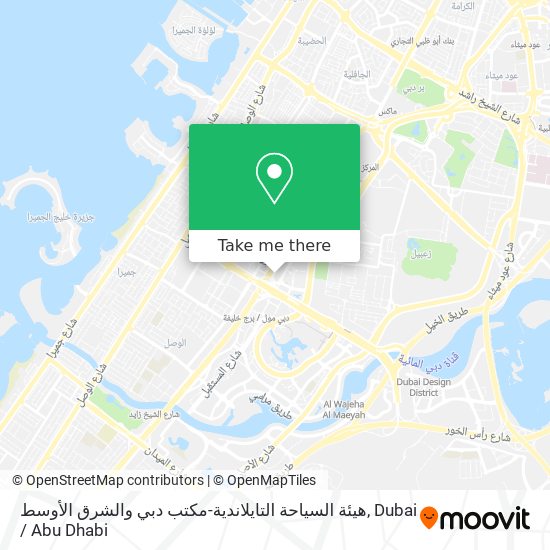 هيئة السياحة التايلاندية-مكتب دبي والشرق الأوسط map