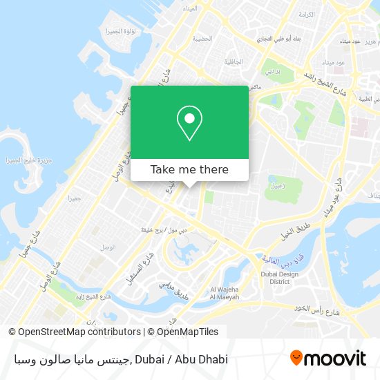 جينتس مانيا صالون وسبا map