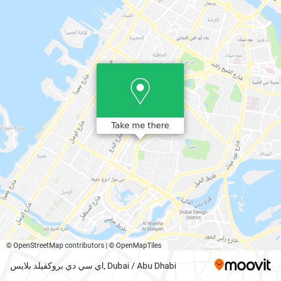 اي سي دي بروكفيلد بلايس map