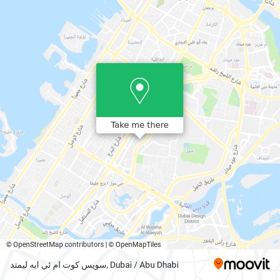 سويس كوت ام ئي ايه ليمتد map