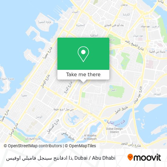 ذا ادفانتج سينجل فاميلي اوفيس map