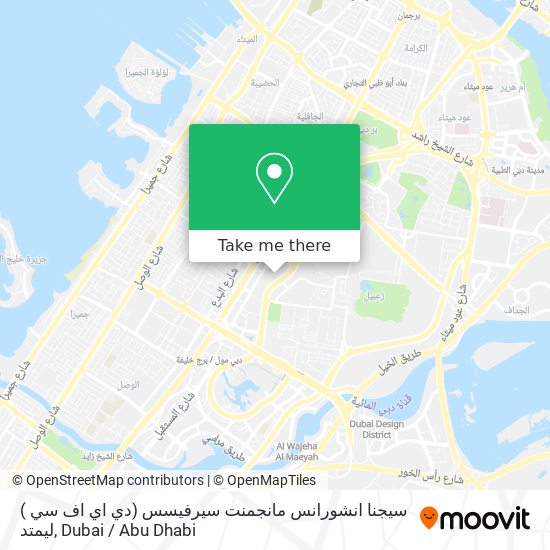 سيجنا انشورانس مانجمنت سيرفيسس (دي اي اف سي ) ليمتد map