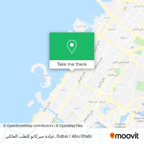 عيادة ميركاتو للطب العائلي map