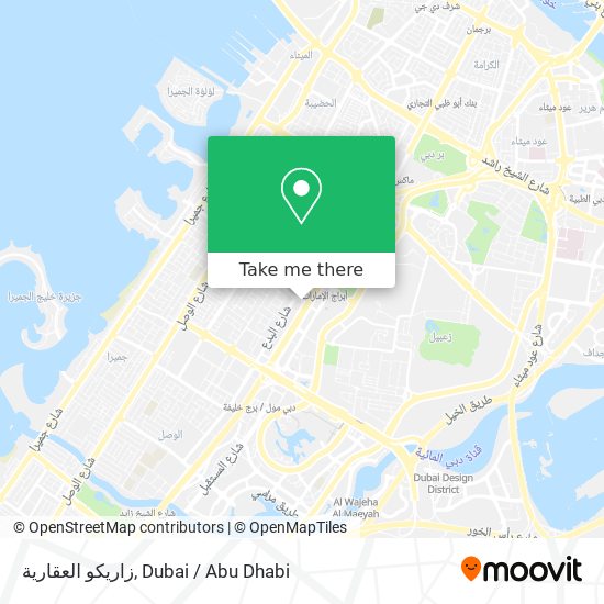زاريكو العقارية map