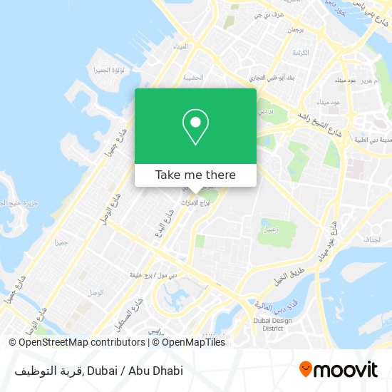 قرية التوظيف map