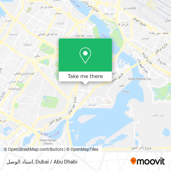 استاد الوصل map