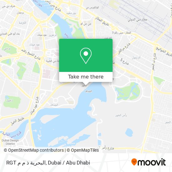 RGT البحرية ذ م م map