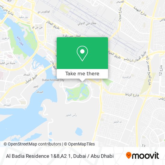 Al Badia Residence 1&8,A2 1 map