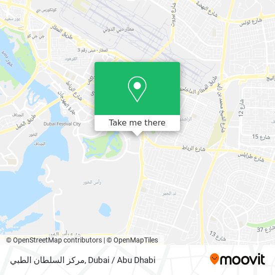 مركز السلطان الطبي map