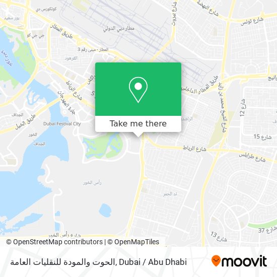 الحوت والمودة للنقليات العامة map