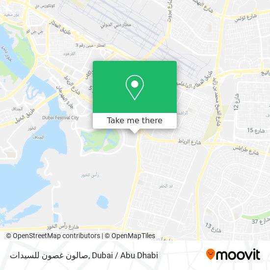 صالون غصون للسيدات map