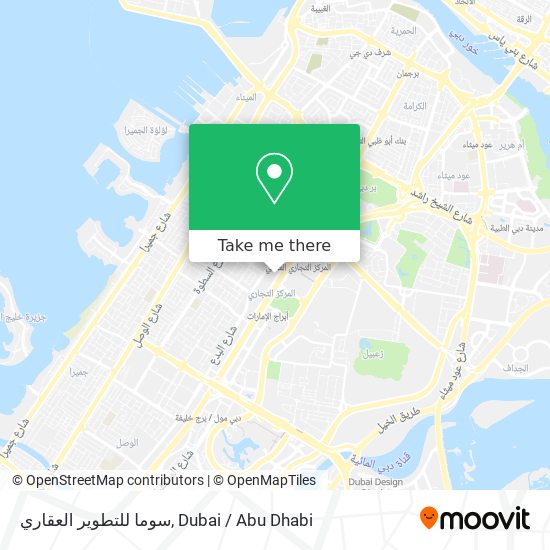 سوما للتطوير العقاري map